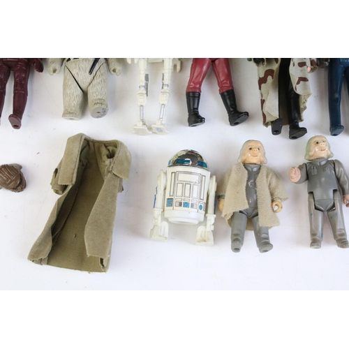 1667 - Star Wars - 41 Original Star Wars figures to include Luke Skywalker (In Battle Poncho), Squid Head, ... 