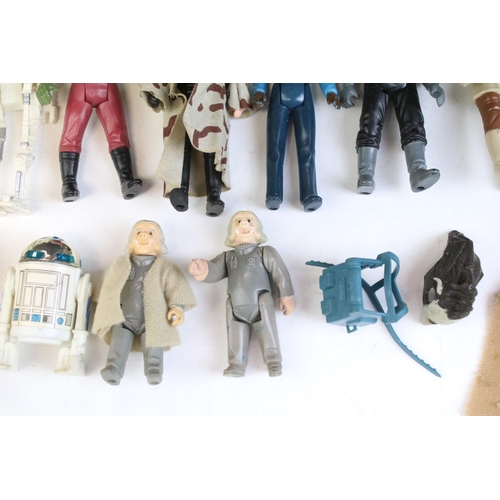 1667 - Star Wars - 41 Original Star Wars figures to include Luke Skywalker (In Battle Poncho), Squid Head, ... 