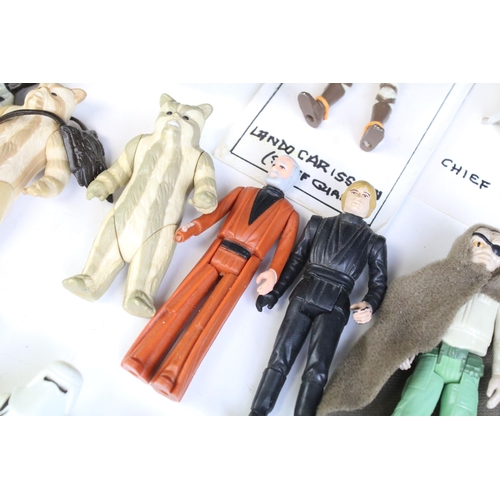 1667 - Star Wars - 41 Original Star Wars figures to include Luke Skywalker (In Battle Poncho), Squid Head, ... 