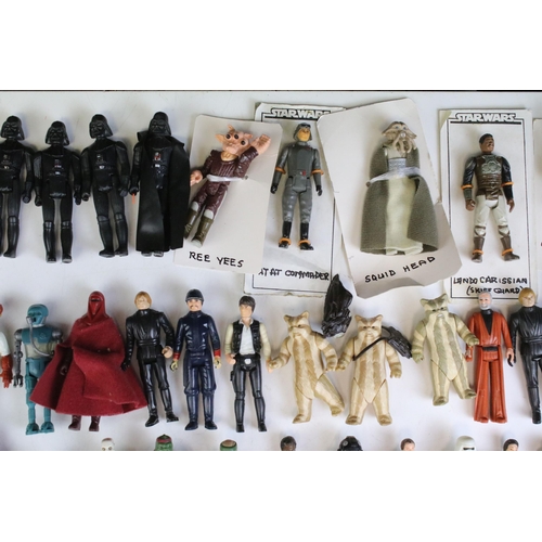 1667 - Star Wars - 41 Original Star Wars figures to include Luke Skywalker (In Battle Poncho), Squid Head, ... 