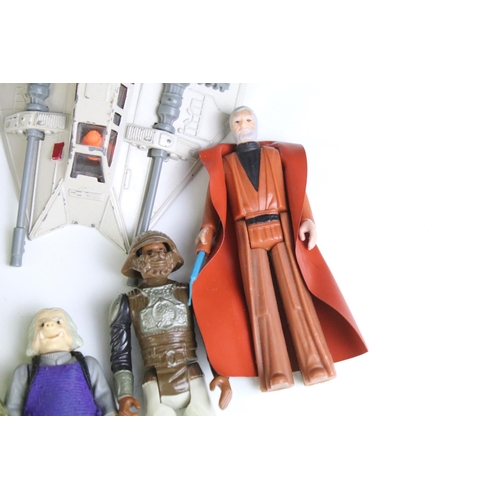 1668 - Star Wars - 36 Original Star Wars figures to include 2 x Darth Vader, Chewbacca, Squid Head, Nien Nu... 