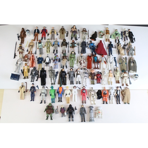 1669 - Star Wars - 77 Original Star Wars figures featuring Hammerhead, Snaggletooth, R5-D4, Jawa, Chewbacca... 