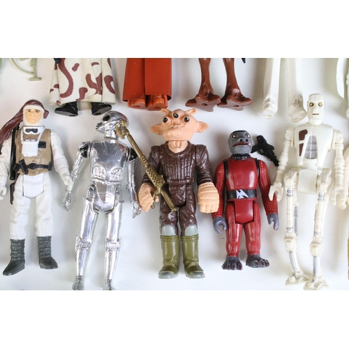 1669 - Star Wars - 77 Original Star Wars figures featuring Hammerhead, Snaggletooth, R5-D4, Jawa, Chewbacca... 