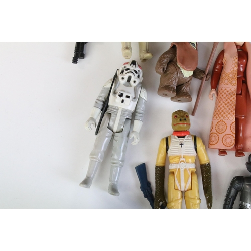 1669 - Star Wars - 77 Original Star Wars figures featuring Hammerhead, Snaggletooth, R5-D4, Jawa, Chewbacca... 