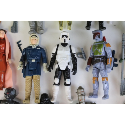 1669 - Star Wars - 77 Original Star Wars figures featuring Hammerhead, Snaggletooth, R5-D4, Jawa, Chewbacca... 