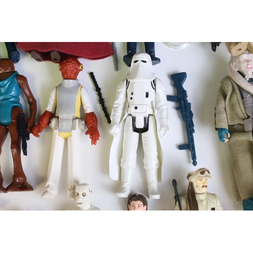 1669 - Star Wars - 77 Original Star Wars figures featuring Hammerhead, Snaggletooth, R5-D4, Jawa, Chewbacca... 