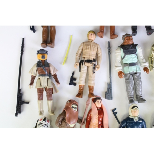 1669 - Star Wars - 77 Original Star Wars figures featuring Hammerhead, Snaggletooth, R5-D4, Jawa, Chewbacca... 