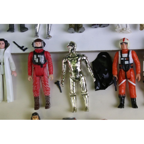 1669 - Star Wars - 77 Original Star Wars figures featuring Hammerhead, Snaggletooth, R5-D4, Jawa, Chewbacca... 