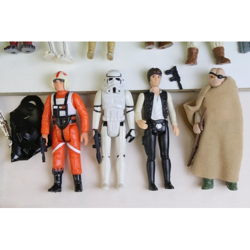 1669 - Star Wars - 77 Original Star Wars figures featuring Hammerhead, Snaggletooth, R5-D4, Jawa, Chewbacca... 