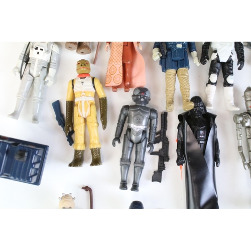 1669 - Star Wars - 77 Original Star Wars figures featuring Hammerhead, Snaggletooth, R5-D4, Jawa, Chewbacca... 