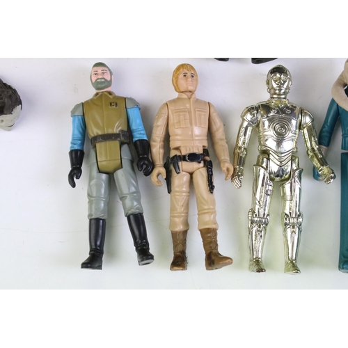1673 - Star Wars - 70 Original Star Wars figures to include Death Star Gunner (Last 17), Han Solo, Darth Va... 