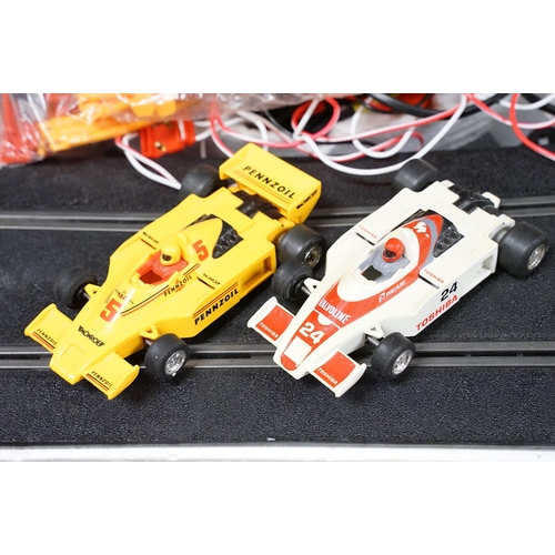 408 - Collection of boxed Scalextric and Meccano sets to include Scalextric MotoGP, Scalextric Indy 500, S... 