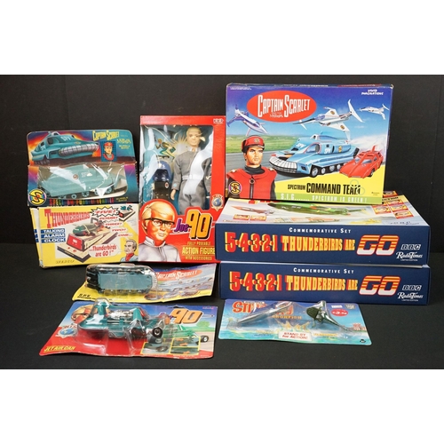 416 - TV Related - Nine boxed Gerry Anderson related diecast models / figures to include 2 x Matchbox Thun... 