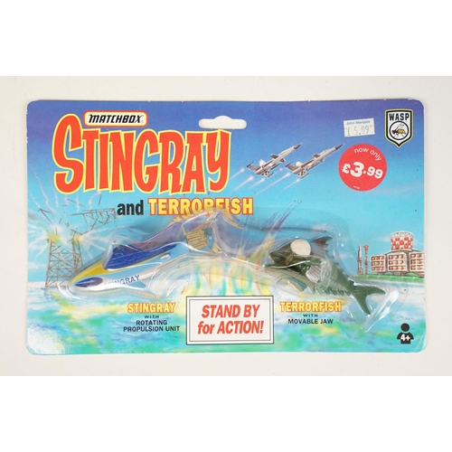 416 - TV Related - Nine boxed Gerry Anderson related diecast models / figures to include 2 x Matchbox Thun... 