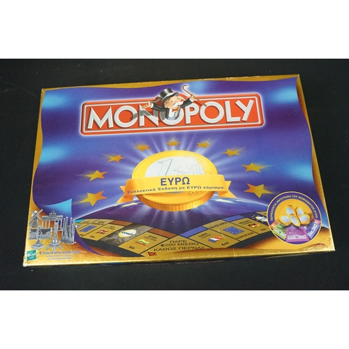 420 - 14 Boxed Monopoly sets, 13 unused or sealed, include 2 x 1985 US versions (one opened and used), 199... 