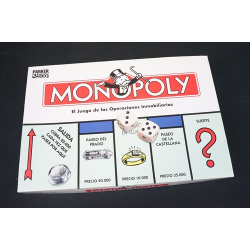 420 - 14 Boxed Monopoly sets, 13 unused or sealed, include 2 x 1985 US versions (one opened and used), 199... 