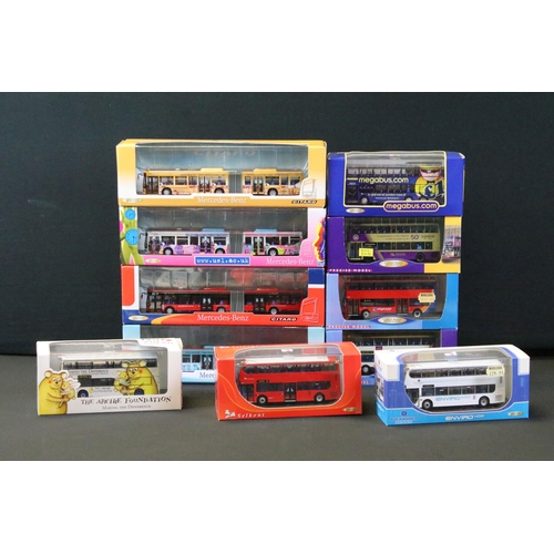 1042 - 11 Boxed / cased Creative Master Northcord Ltd Creative Masters diecast model buses to include The A... 