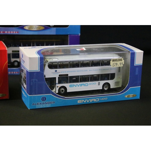 1042 - 11 Boxed / cased Creative Master Northcord Ltd Creative Masters diecast model buses to include The A... 