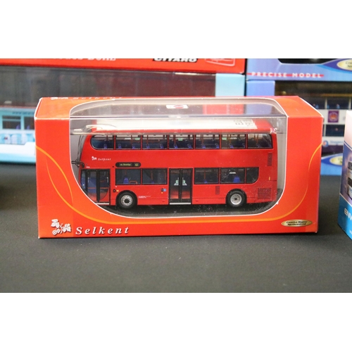 1042 - 11 Boxed / cased Creative Master Northcord Ltd Creative Masters diecast model buses to include The A... 