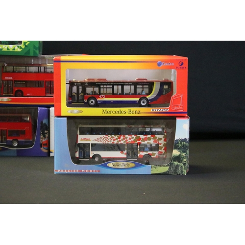 1043 - 12 Boxed / cased Creative Master Northcord Ltd Creative Masters diecast model buses to include UKBUS... 