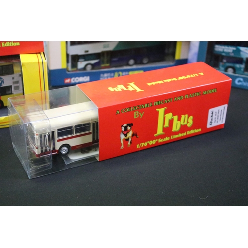 1044 - 14 Boxed / cased diecast model buses to include 5 x Creative Master models featuring UKBUS6001, UKBU... 