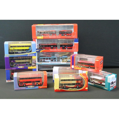 1045 - 12 Boxed / cased Creative Master Northcord Ltd Creative Masters diecast model buses to include UKBUS... 