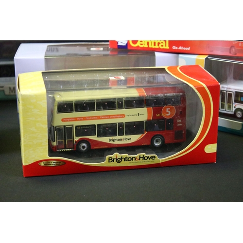 1045 - 12 Boxed / cased Creative Master Northcord Ltd Creative Masters diecast model buses to include UKBUS... 