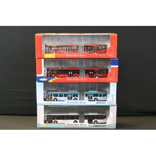 1045 - 12 Boxed / cased Creative Master Northcord Ltd Creative Masters diecast model buses to include UKBUS... 