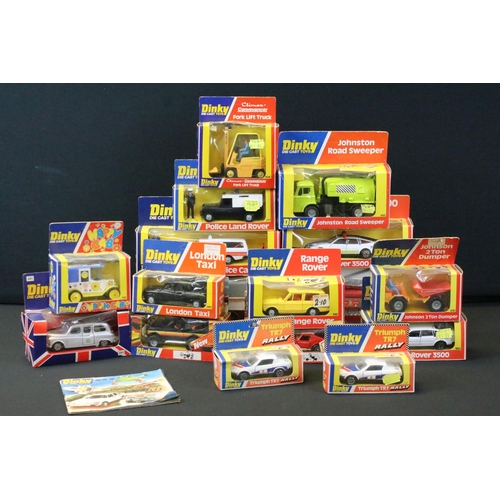 1046 - 17 Boxed Dinky diecast models to include 940 Mercedes Benz Truck, 241 Silver Jubilee Taxi, 285 Merry... 