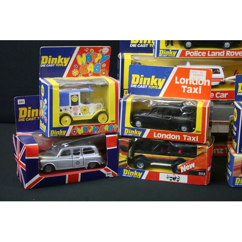 1046 - 17 Boxed Dinky diecast models to include 940 Mercedes Benz Truck, 241 Silver Jubilee Taxi, 285 Merry... 