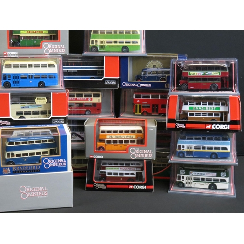 1217 - 40 Boxed / cased 1/76 scale Corgi Original Omnibus diecast models to include Limited Edition models,... 