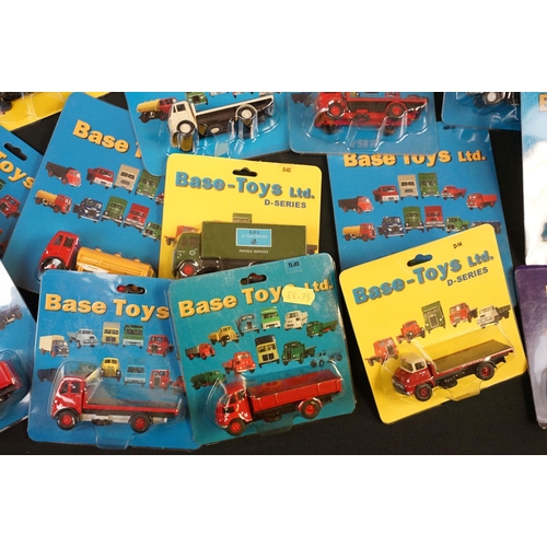 1232 - 72 Boxed / carded Base Toys / Base-Toys Ltd diecast models to include 31 x boxed diecast models and ... 