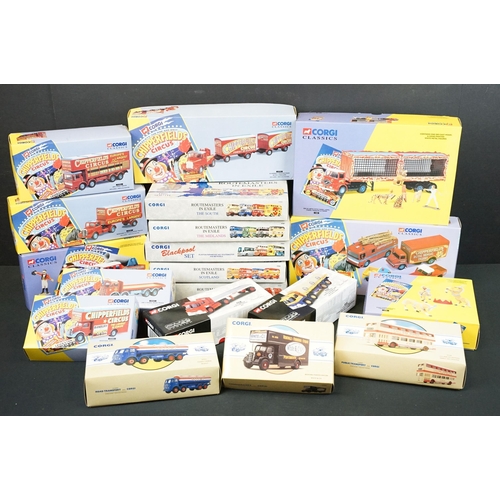 1235 - 21 Boxed Corgi diecast models to include 9 x Chipperfield Circus models featuring 31703, 31901, 9791... 