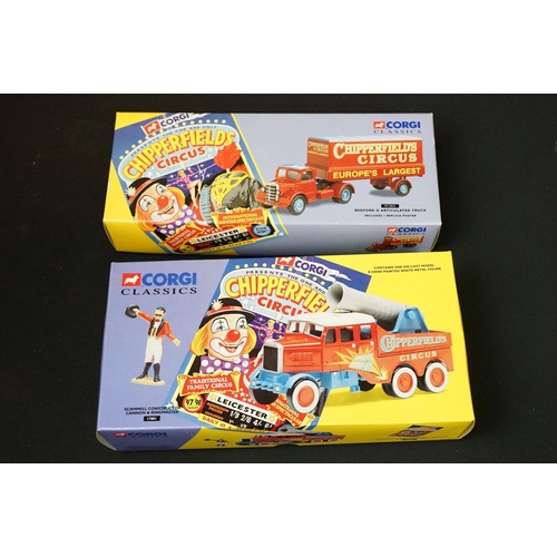 1235 - 21 Boxed Corgi diecast models to include 9 x Chipperfield Circus models featuring 31703, 31901, 9791... 