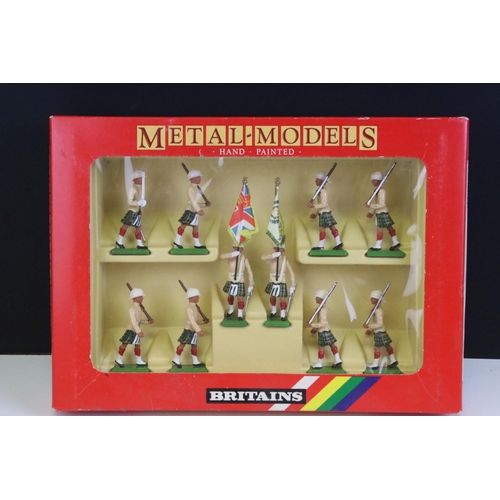 Six boxed Britains Metal Models figure sets to include 2 x 7204 Royal ...