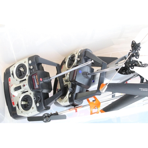 388 - Radio Control - Collection of eight R/C helicopters to include Double Horse 9101, T-Series T-23, T-S... 