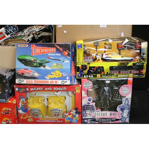 397 - Collection of 16 boxed toys and games to include Grandstand Astro Wars Electronic Game, Corgi CC9660... 