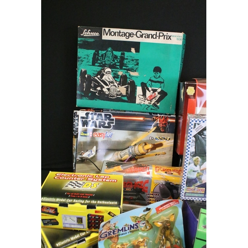 398 - Collection of 17 boxed toys and games to include Schuco Montage Grand Prix Mercedes 1936, Gerry Ande... 