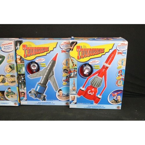 401 - Quantity of various boxed Thunderbirds related toys to include 3 x Vivid Imaginations items featurin... 