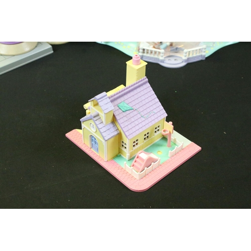 463 - Collection of various Bluebird Polly Pocket sets and village sets to include Wonderful Wedding Party... 