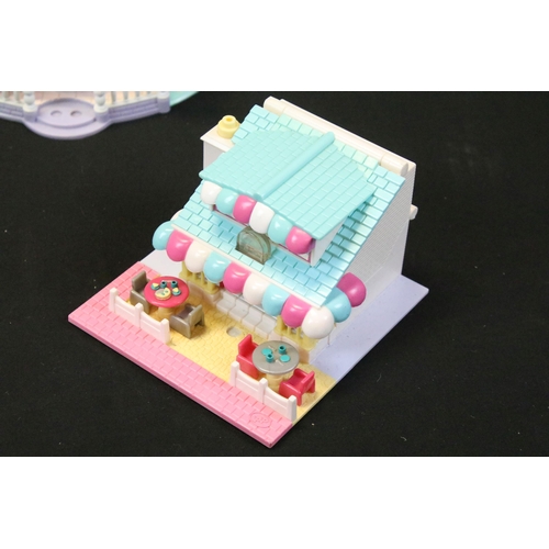 463 - Collection of various Bluebird Polly Pocket sets and village sets to include Wonderful Wedding Party... 