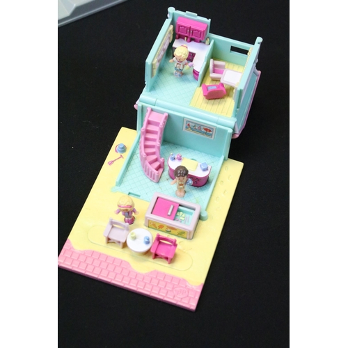 463 - Collection of various Bluebird Polly Pocket sets and village sets to include Wonderful Wedding Party... 