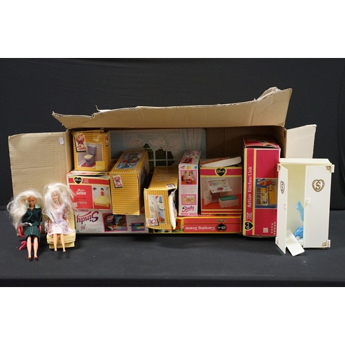 467 - Sindy - Nine boxed Pedigree Sindy items to include Action Kitchen Unit, Washbasin, Settee, Camping S... 