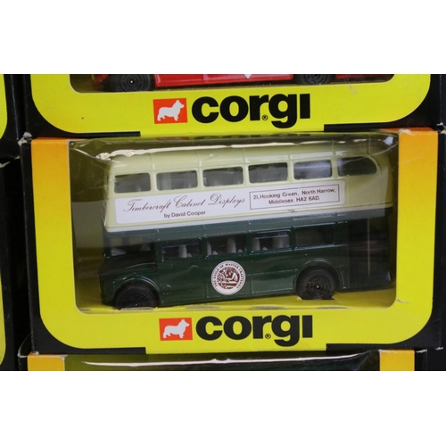 1265 - 21 Boxed Corgi diecast models to include 295 Renault 5TS, 470 Green Line Bus, 480 AEC Renown, 499 Fo... 