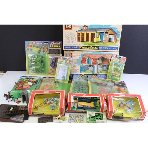 1266 - 14 Boxed / carded Britains diecast models and accessories sets to include 5 x 7180 Lucy's Little Gar... 