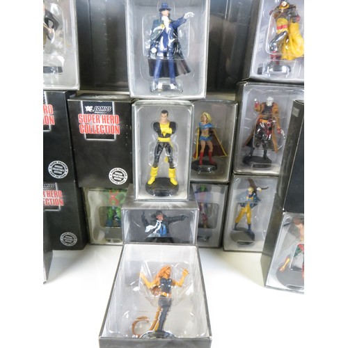 360 - 47 Boxed Eaglemoss DC Super Hero Collection metal figures featuring Bane Perdicon, Supergirl, Gorill... 