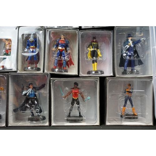 360 - 47 Boxed Eaglemoss DC Super Hero Collection metal figures featuring Bane Perdicon, Supergirl, Gorill... 