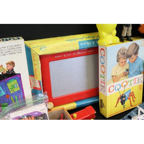 356 - Collection of vintage and original toys and games to include Etch A Sketch with box, 2 x Lakeside Ba... 