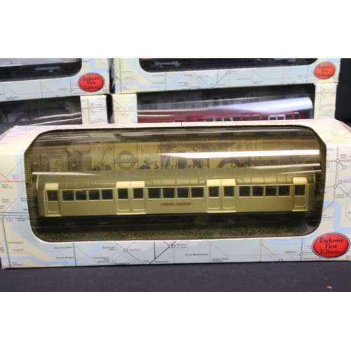 1013 - Set of seven boxed 1/76 scale EFE Exclusive First Editions The London Underground 1/76 scale Bakerlo... 