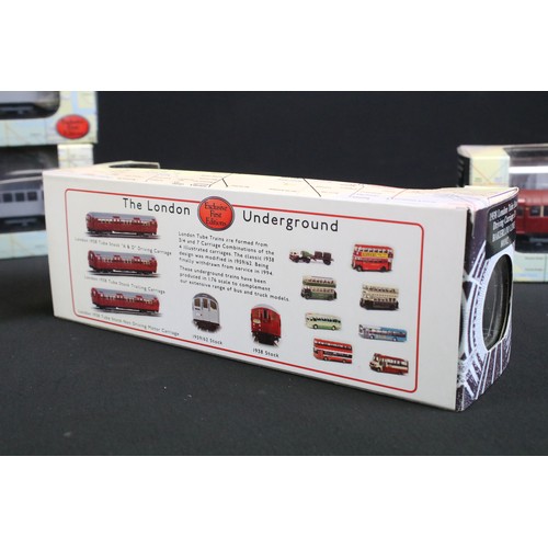 1013 - Set of seven boxed 1/76 scale EFE Exclusive First Editions The London Underground 1/76 scale Bakerlo... 